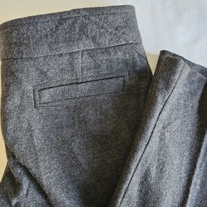 Diane Von Furstenberg Wool Womens  Charcoal Dress Pants Sz 4 Very Soft Fabric